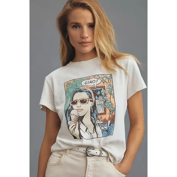 Re/Done Classic Ciao Tee - Picture 1 of 10